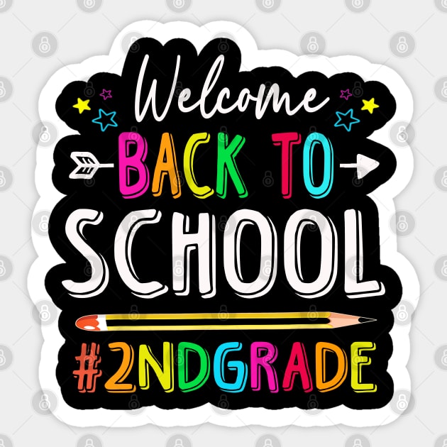 welcome back to school 2nd grade Sticker by Leosit